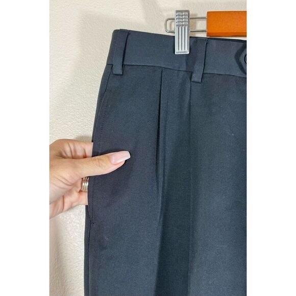 Brooks Brothers Men's Classic Black Pleated 100% Wool Slacks 34W x 30L - Picture 2 of 8